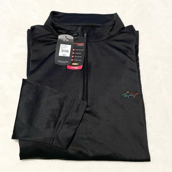 NWT Greg Norman Golf Performance 1/4-Zip Mock Pullover - Picture 2 of 11